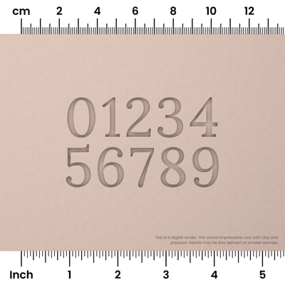 Lora | Number Stamp Sets - Ceramind® Tools