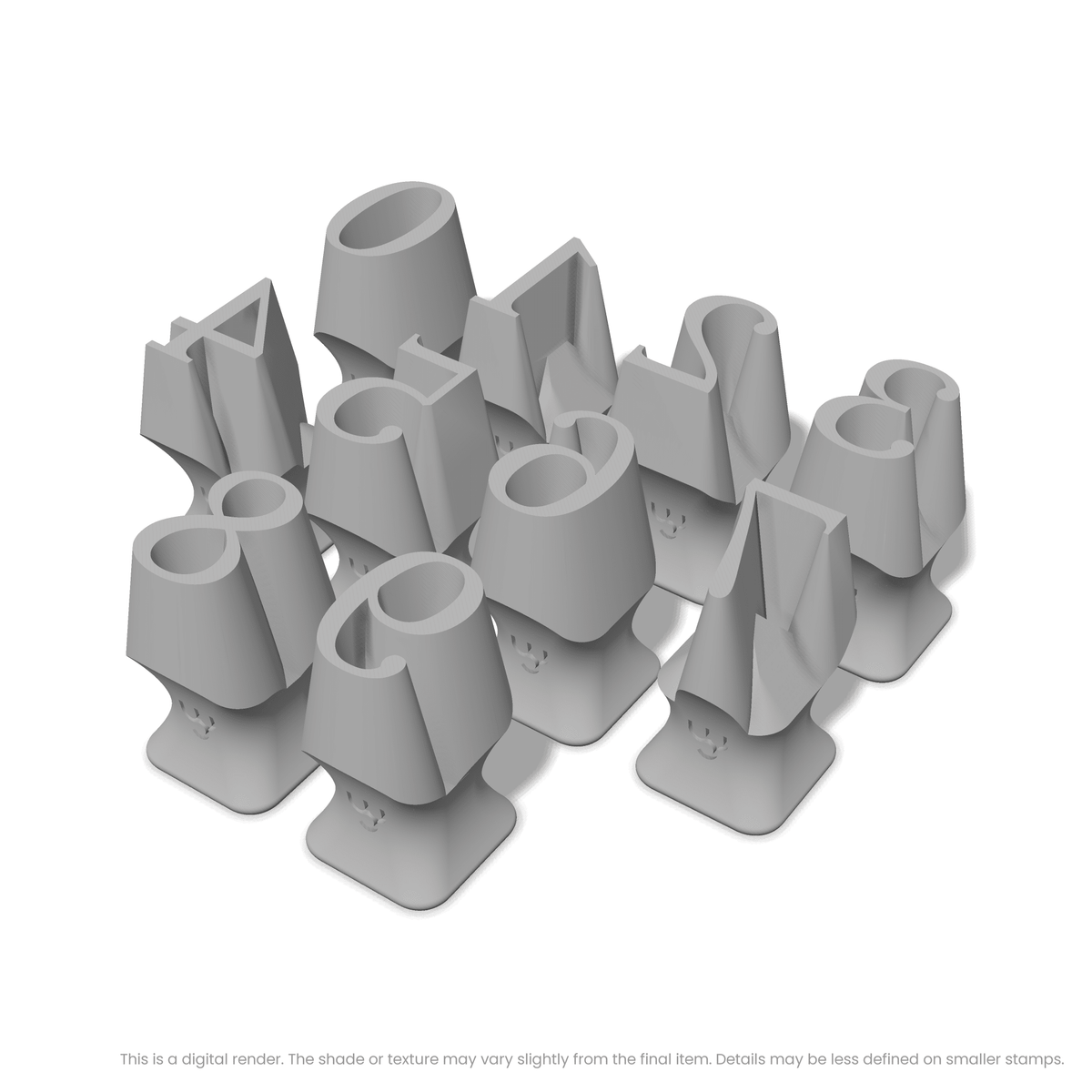 Lora | Number Stamp Sets - Ceramind® Tools
