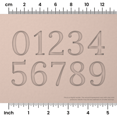 Lora | Number Stamp Sets - Ceramind® Tools