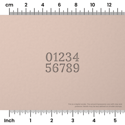 Lora | Number Stamp Sets - Ceramind® Tools