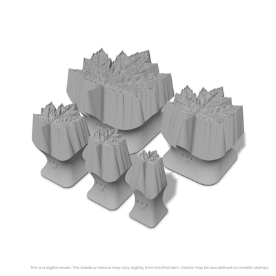 Maple Leaf Stamps - Photo Textured - Ceramind® Tools