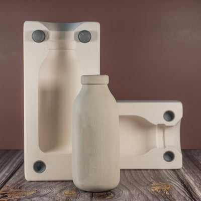 Mini Milk Bottle Slip Casting Mold - Ceramind® Tools