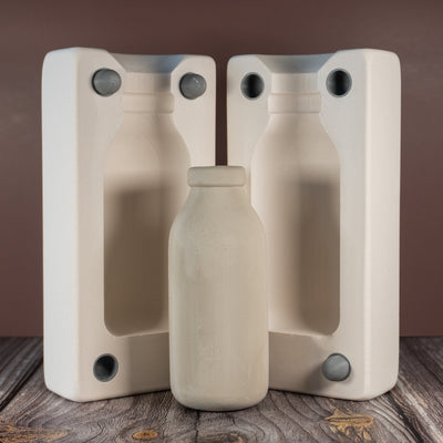 Mini Milk Bottle Slip Casting Mold - Ceramind® Tools