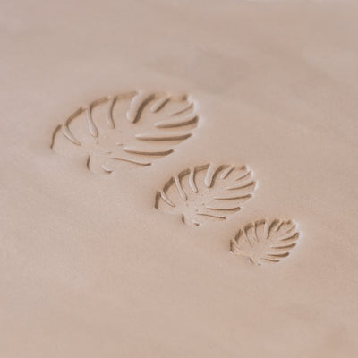 Monstera Leaf Stamps - 3 Styles & Sizes - Ceramind® Tools