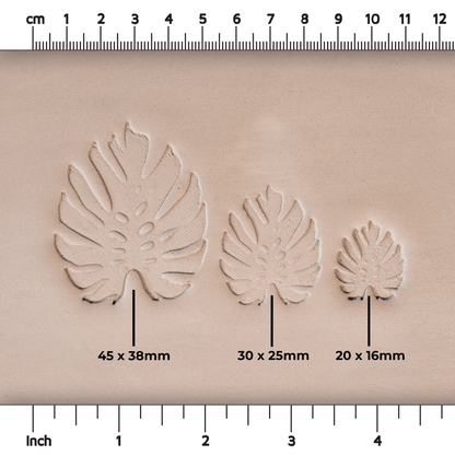 Monstera Leaf Stamps - 3 Styles & Sizes - Ceramind® Tools