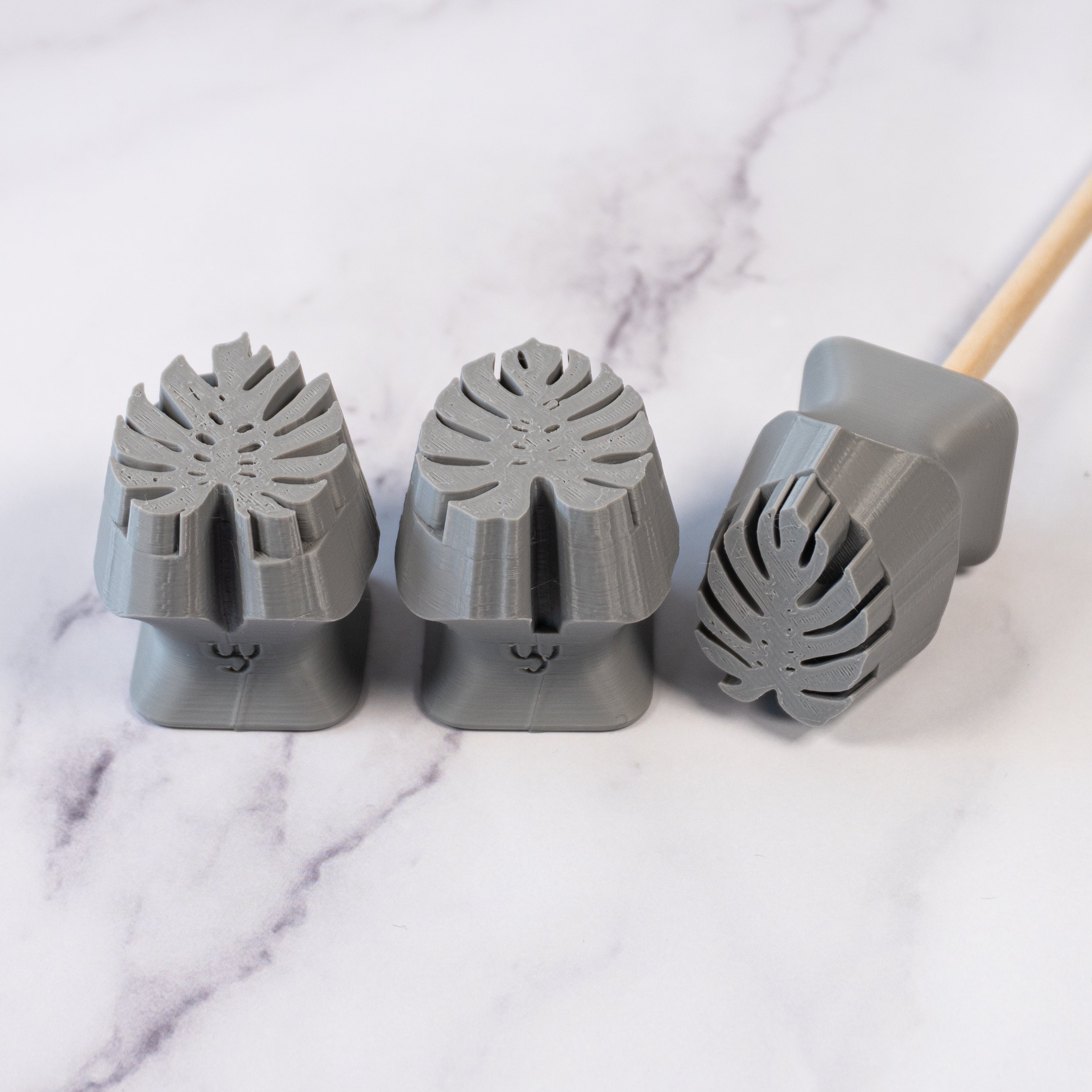 Monstera Leaf Stamps - 3 Styles & Sizes - Ceramind® Tools