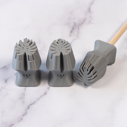 Monstera Leaf Stamps - 3 Styles & Sizes - Ceramind® Tools