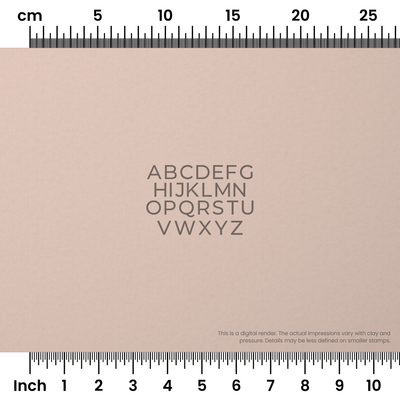 Montserrat | All Caps | Alphabet Stamp Sets - Ceramind® Tools