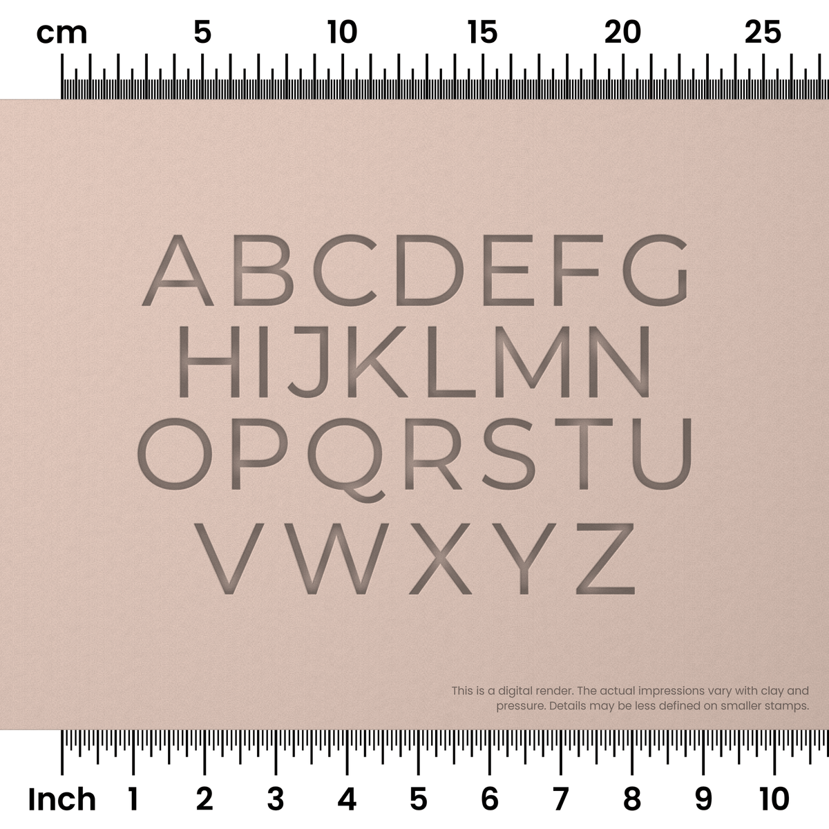 Montserrat | All Caps | Alphabet Stamp Sets - Ceramind® Tools
