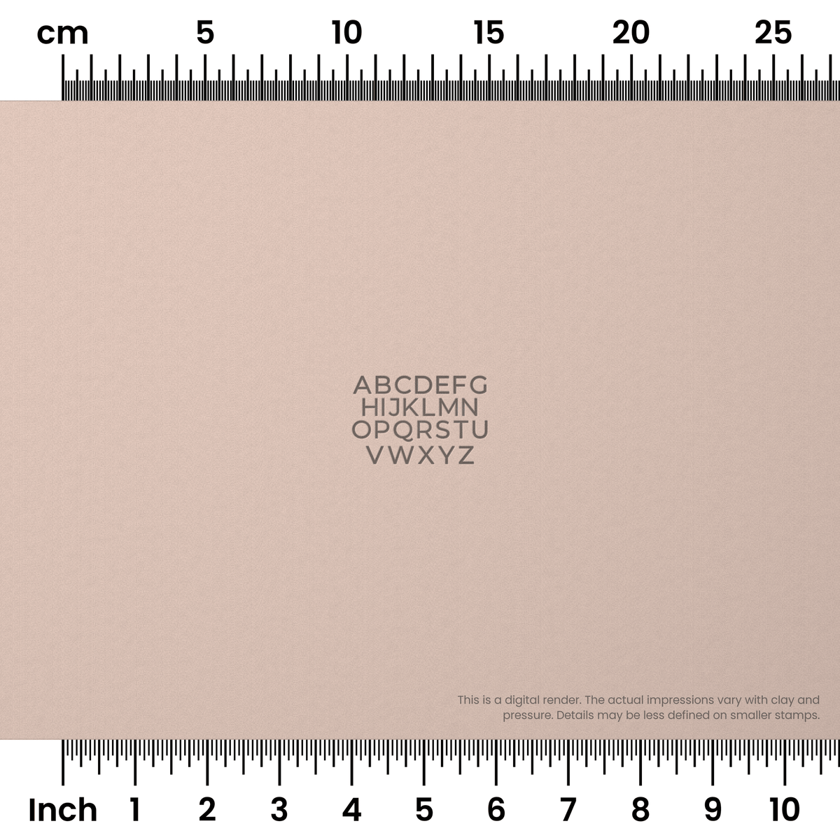 Montserrat | All Caps | Alphabet Stamp Sets - Ceramind® Tools