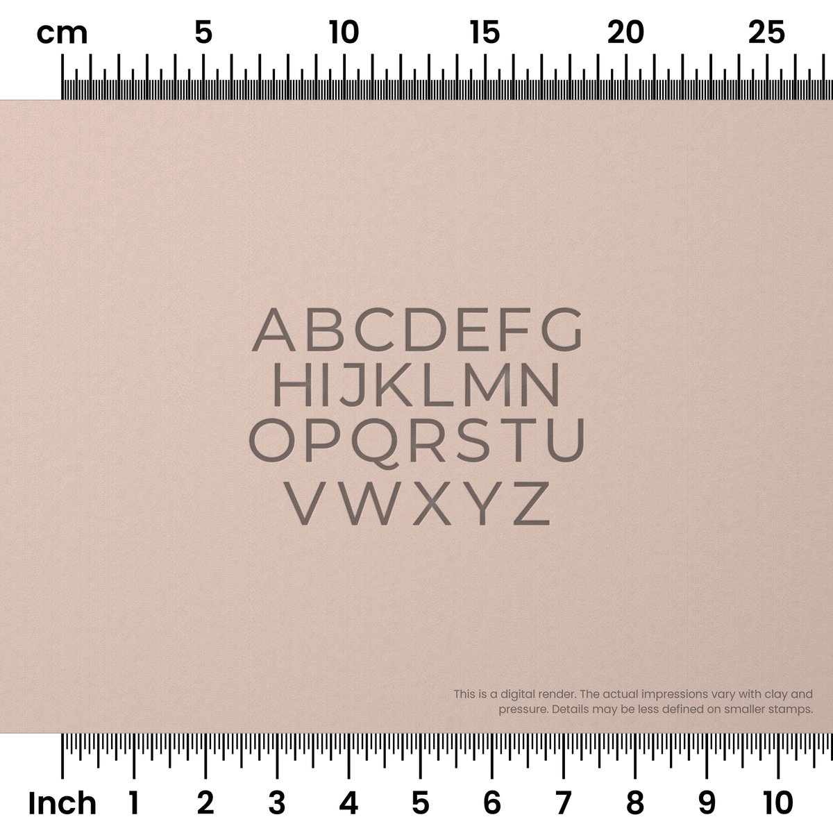 Montserrat | All Caps | Alphabet Stamp Sets - Ceramind® Tools