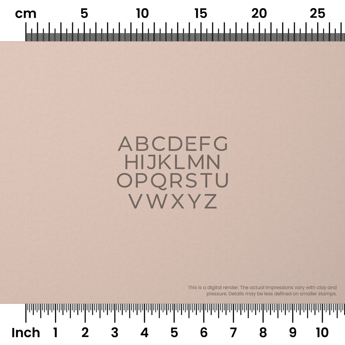 Montserrat | All Caps | Alphabet Stamp Sets - Ceramind® Tools