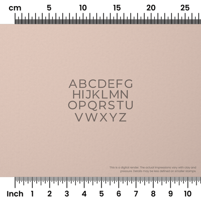 Montserrat | All Caps | Alphabet Stamp Sets - Ceramind® Tools