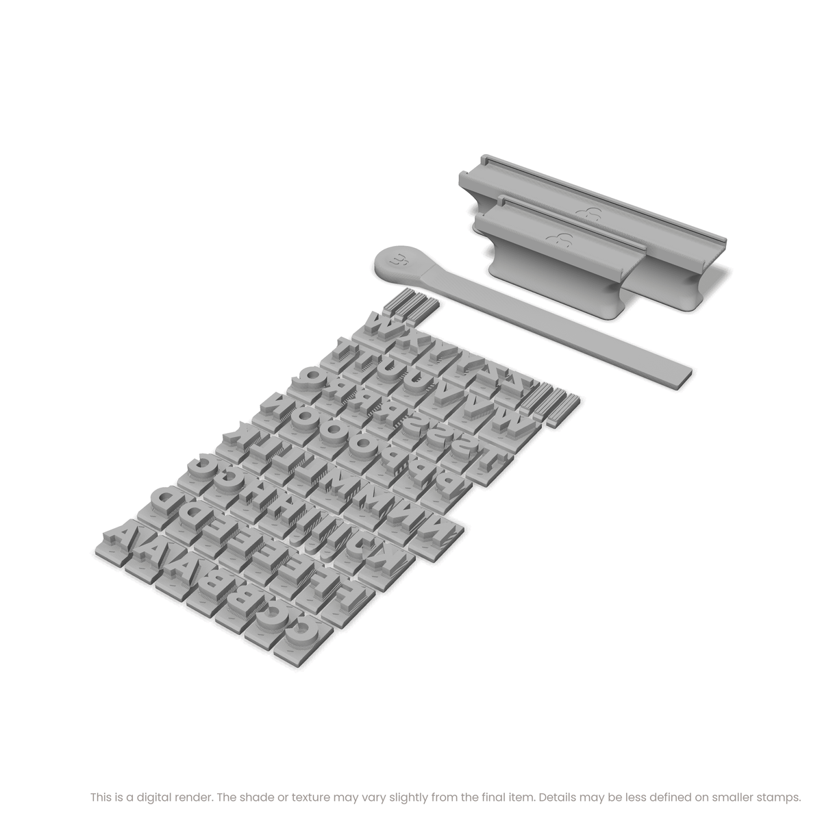 Montserrat | Font Rail Stamp Sets | Letters, Numbers, and Symbols - Ceramind® Tools