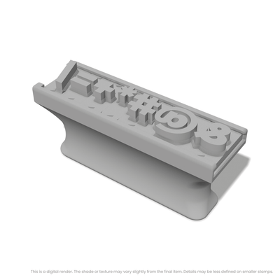 Montserrat | Font Rail Stamp Sets | Letters, Numbers, and Symbols - Ceramind® Tools