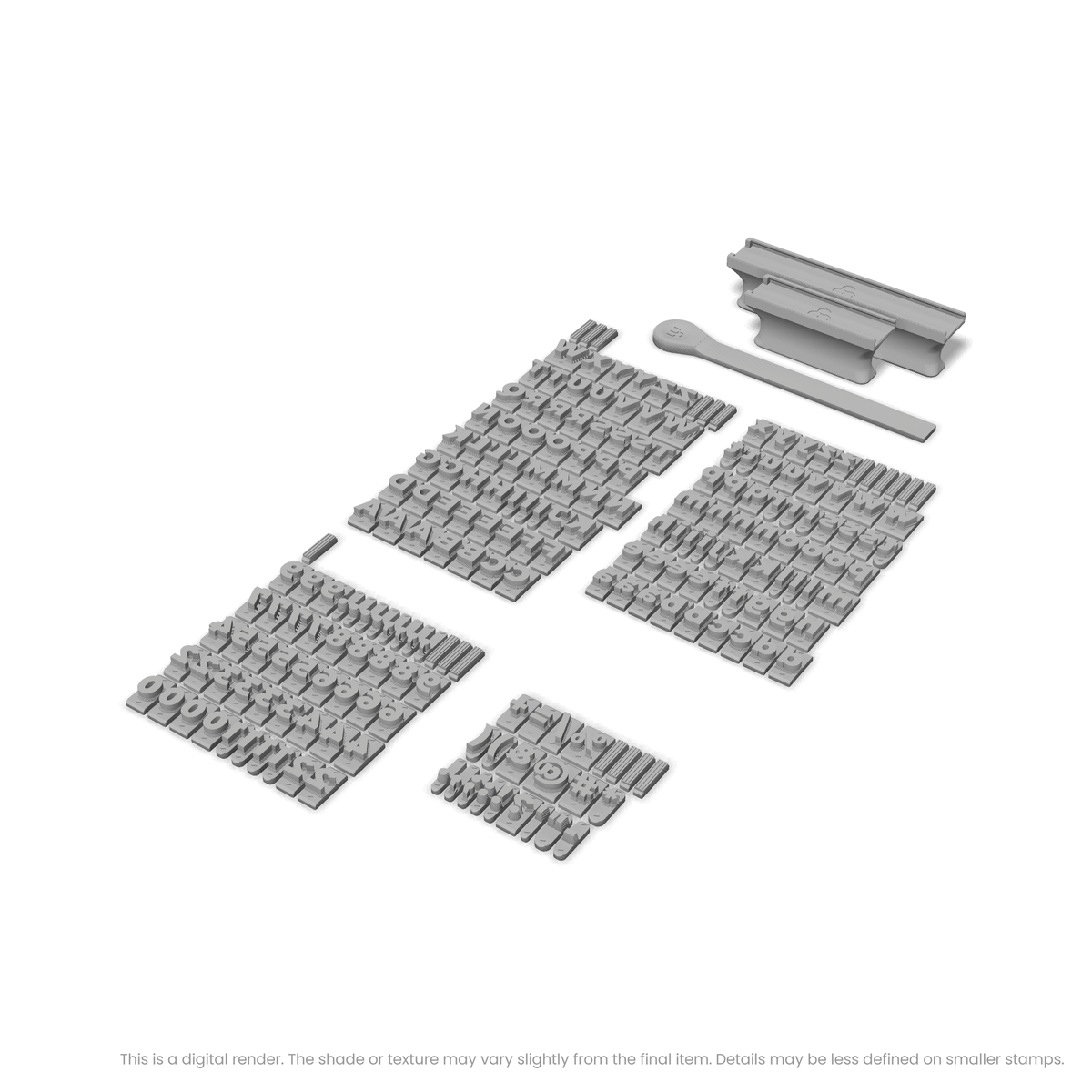 Montserrat | Font Rail Stamp Sets | Letters, Numbers, and Symbols - Ceramind® Tools
