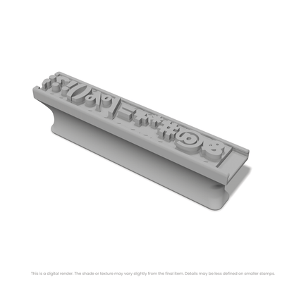 Montserrat | Font Rail Stamp Sets | Letters, Numbers, and Symbols - Ceramind® Tools