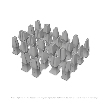 Montserrat | Lowercase | Alphabet Stamp Sets - Ceramind® Tools