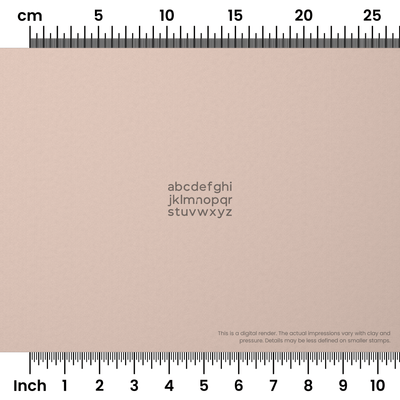 Montserrat | Lowercase | Alphabet Stamp Sets - Ceramind® Tools