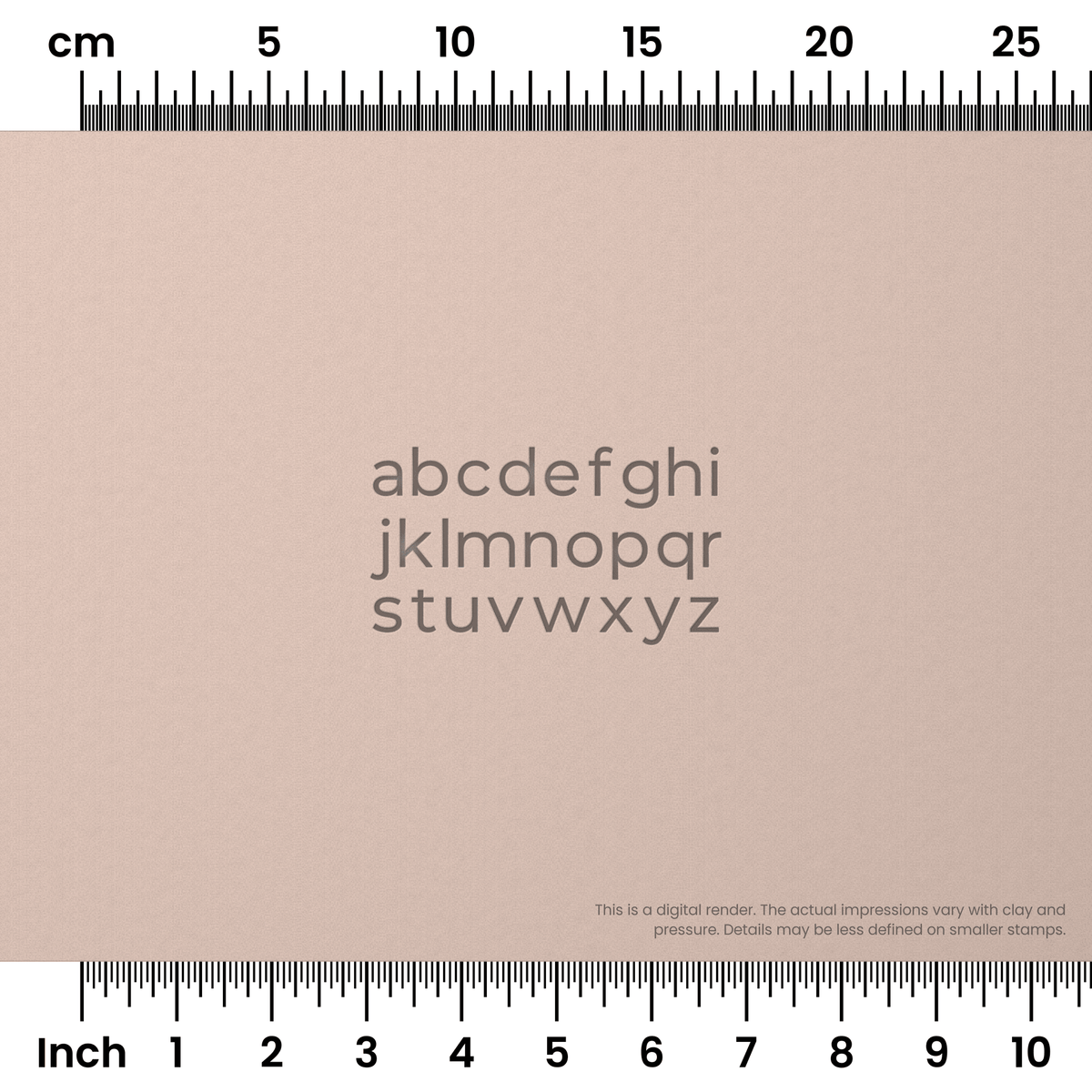Montserrat | Lowercase | Alphabet Stamp Sets - Ceramind® Tools