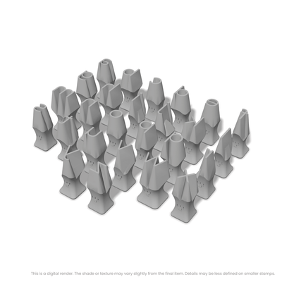 Montserrat | Lowercase | Alphabet Stamp Sets - Ceramind® Tools