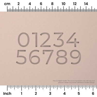 Montserrat | Number Stamp Sets - Ceramind® Tools