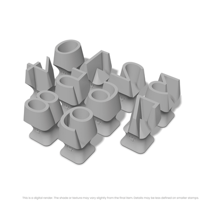 Montserrat | Number Stamp Sets - Ceramind® Tools
