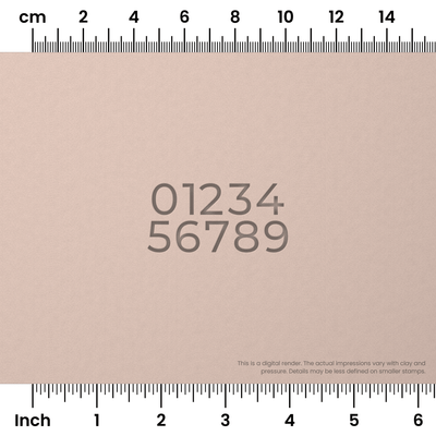Montserrat | Number Stamp Sets - Ceramind® Tools