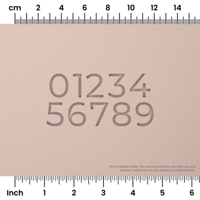 Montserrat | Number Stamp Sets - Ceramind® Tools