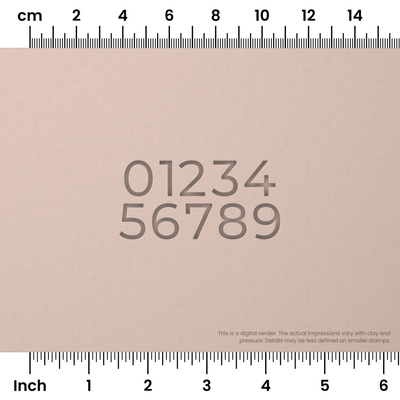 Montserrat | Number Stamp Sets - Ceramind® Tools