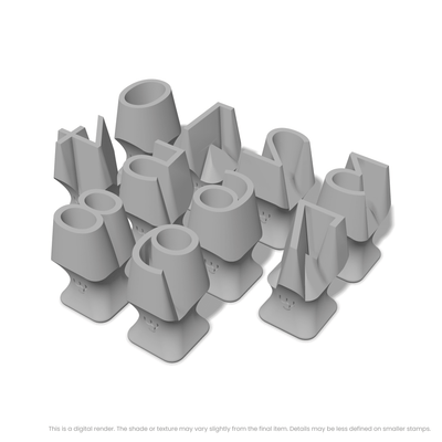 Montserrat | Number Stamp Sets - Ceramind® Tools