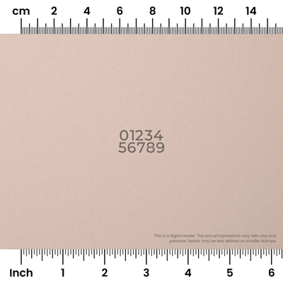 Montserrat | Number Stamp Sets - Ceramind® Tools