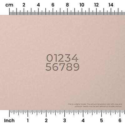 Montserrat | Number Stamp Sets - Ceramind® Tools