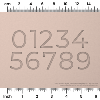 Montserrat | Number Stamp Sets - Ceramind® Tools
