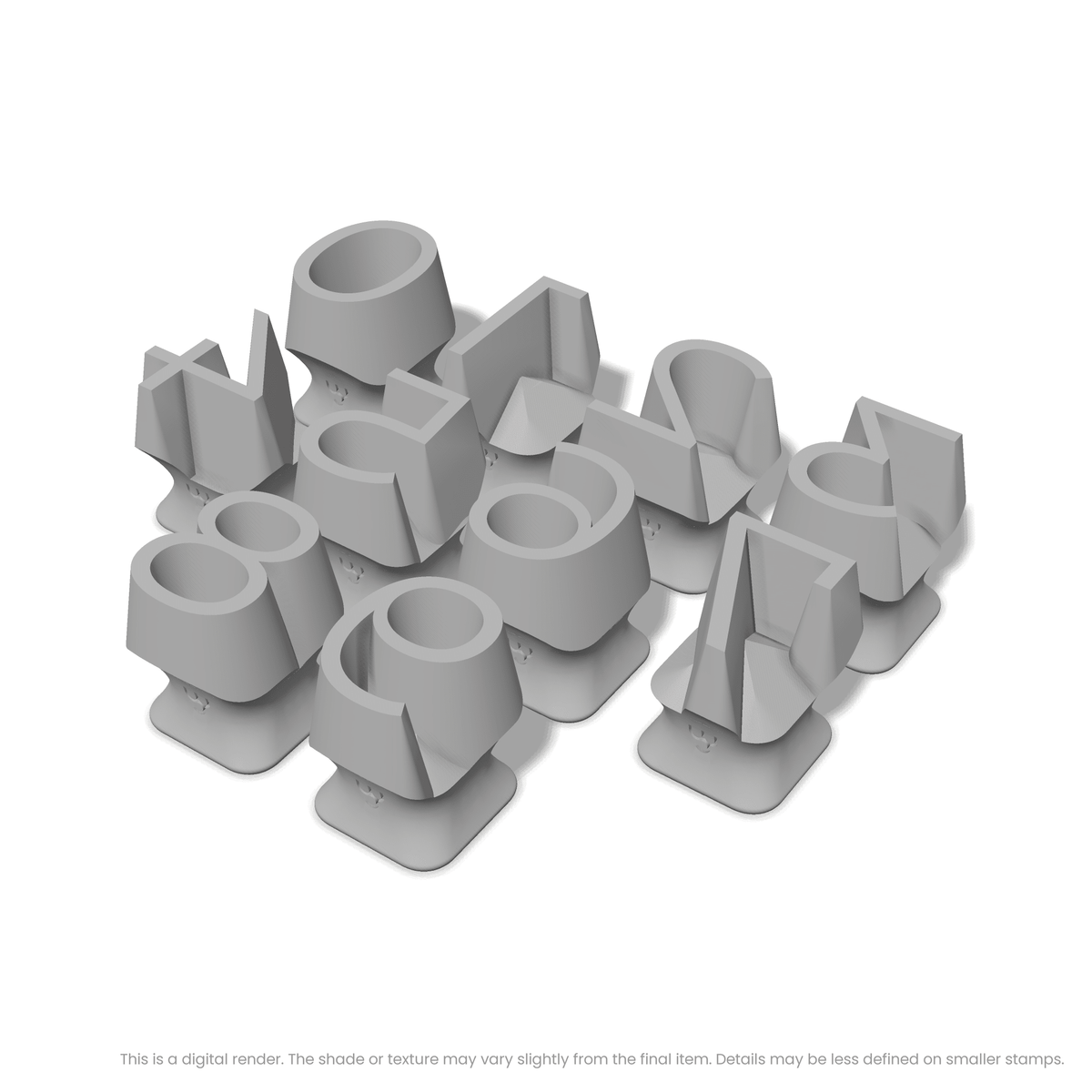 Montserrat | Number Stamp Sets - Ceramind® Tools