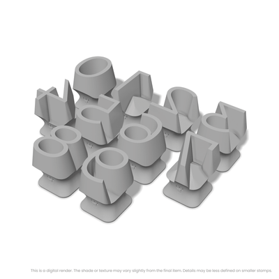 Montserrat | Number Stamp Sets - Ceramind® Tools