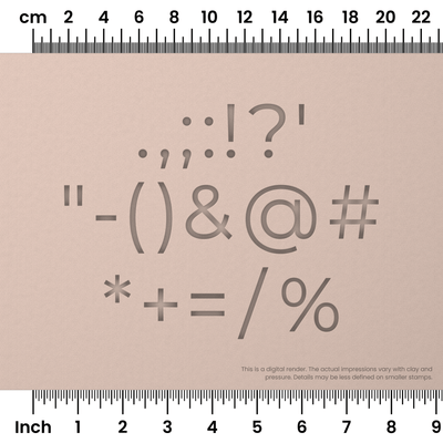 Montserrat | Symbol Stamp Sets - Ceramind® Tools