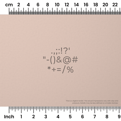 Montserrat | Symbol Stamp Sets - Ceramind® Tools