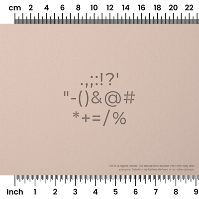 Montserrat | Symbol Stamp Sets - Ceramind® Tools