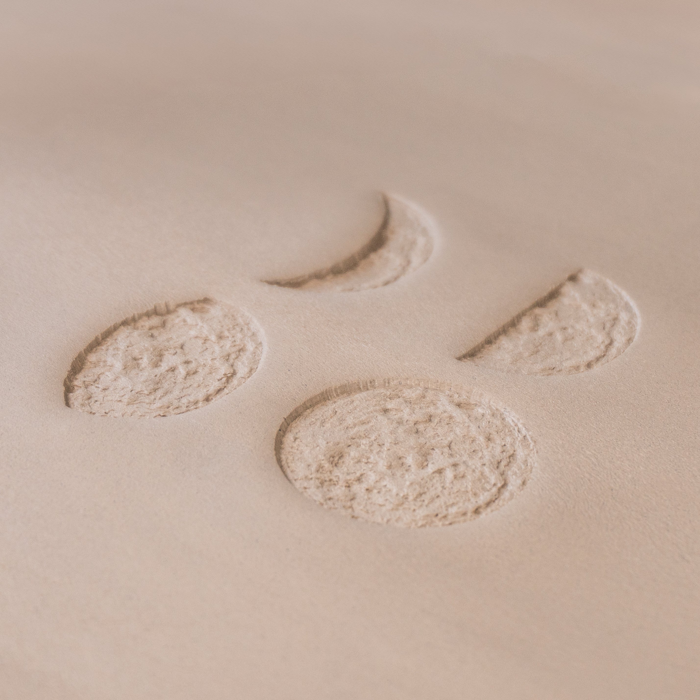 Moon Phases Set of Four Stamps - Ceramind® Tools