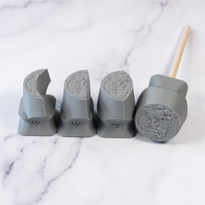 Månfaser Set om Fyra Stämplar - Ceramind® Tools