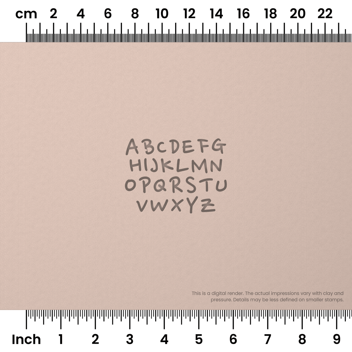 Nanum Pen | All Caps | Alphabet Stamp Sets - Ceramind® Tools