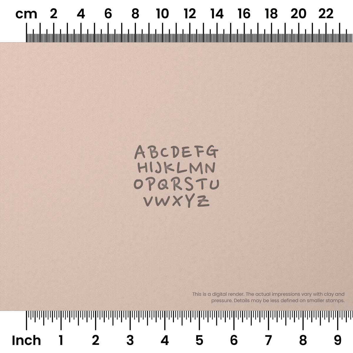 Nanum Pen | All Caps | Alphabet Stamp Sets - Ceramind® Tools