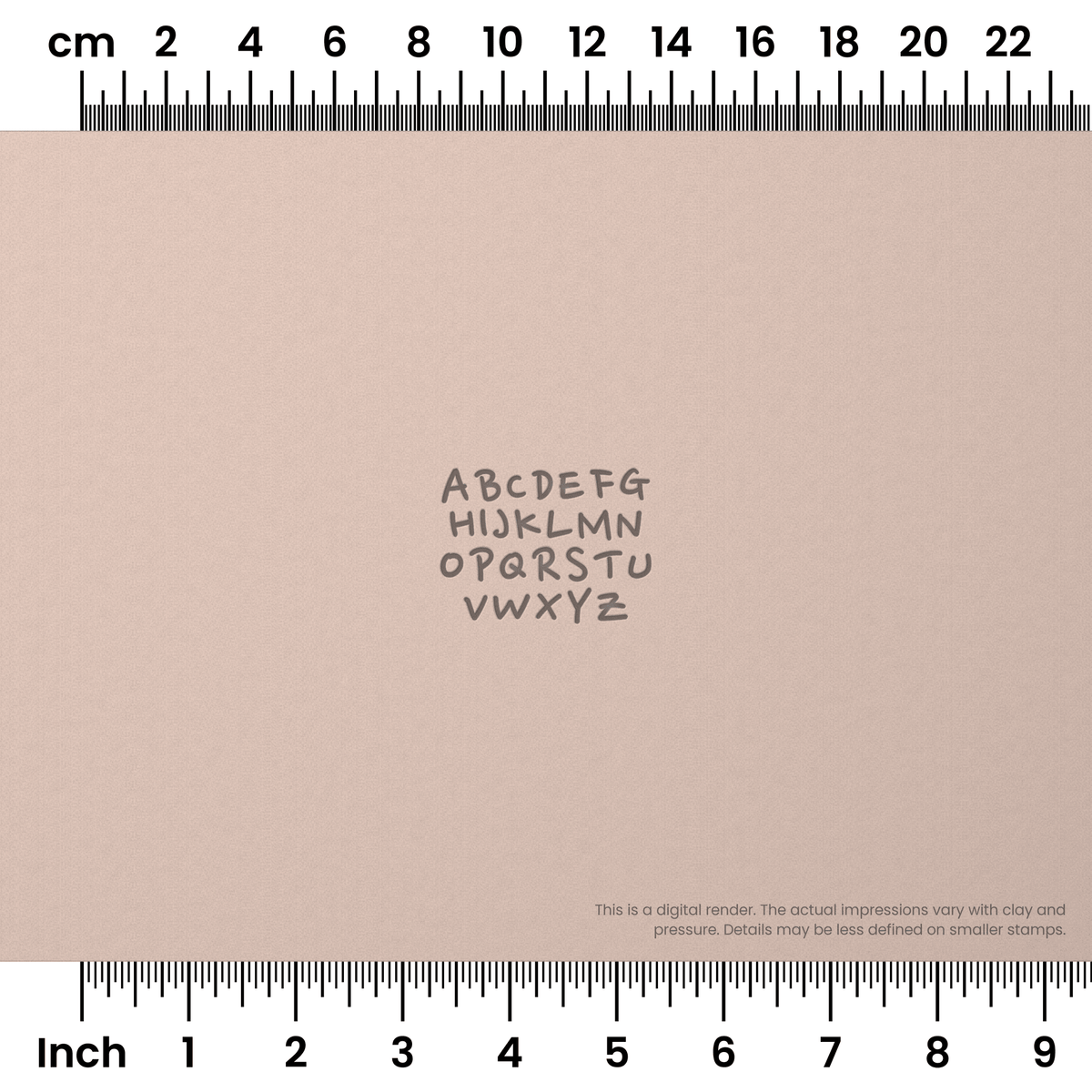 Nanum Pen | All Caps | Alphabet Stamp Sets - Ceramind® Tools