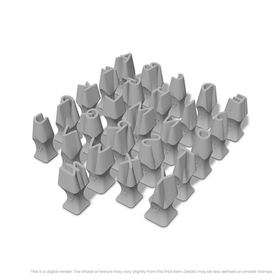Nanum Pen | All Caps | Alphabet Stamp Sets - Ceramind® Tools