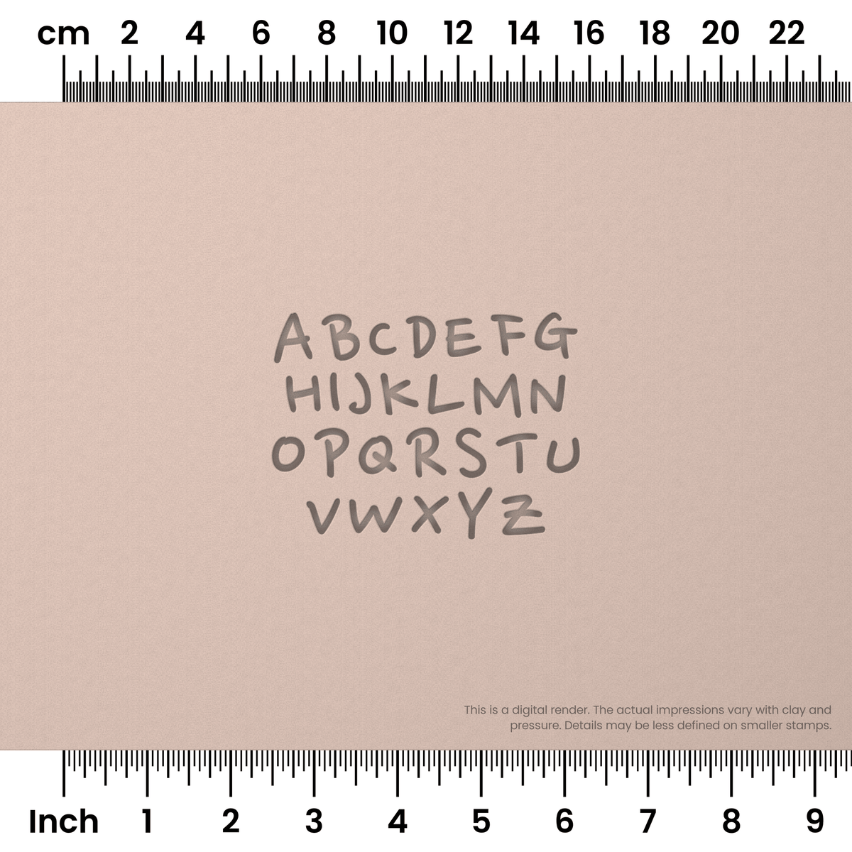 Nanum Pen | All Caps | Alphabet Stamp Sets - Ceramind® Tools
