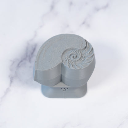 Nautilus Shell Stamp - Photo Textured - Style 1 - Ceramind® Tools