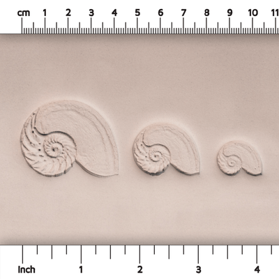 Nautilussnäckstämpel - Fototexturerad - Stil 1 - Ceramind® Tools