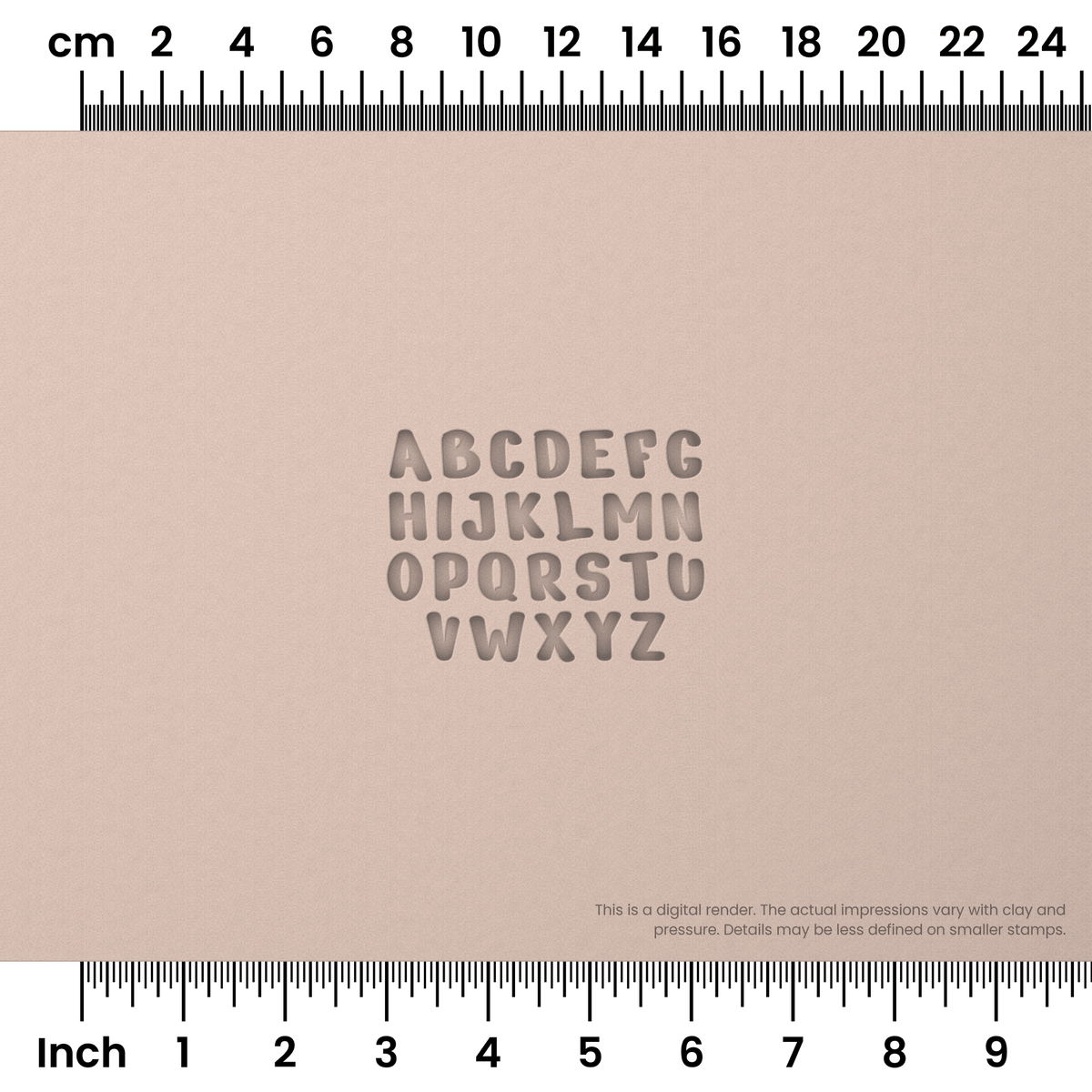 Nerko One | All Caps | Alphabet Stamp Sets - Ceramind® Tools