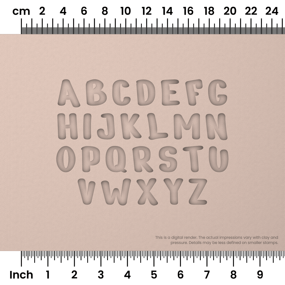 Nerko One | All Caps | Alphabet Stamp Sets - Ceramind® Tools